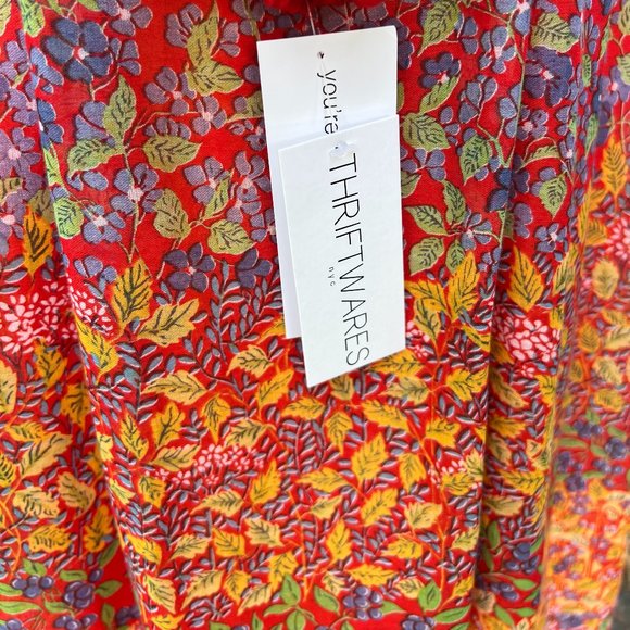 Vintage Lord & Taylor Floral Long Sleeve Maxi Dress - Picture 11 of 11